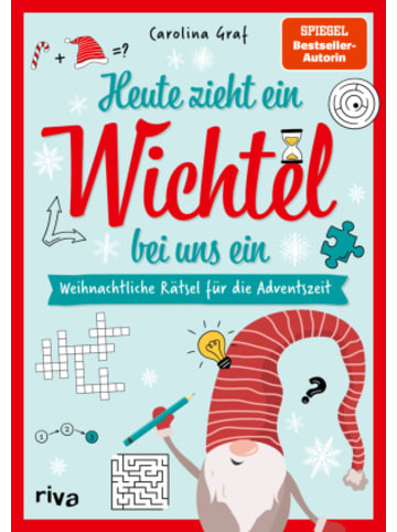 Riva Verlag Buch - Heute zieht ein Wichtel bei uns ein - Weihnachtliche Rätsel fü