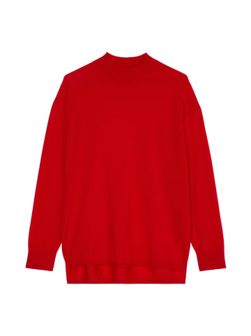 Marc O'Polo Feinstrickpullover loose in shiny red