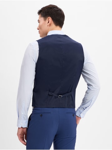 Finshley & Harding London Baukasten-Weste Wesdon in indigo