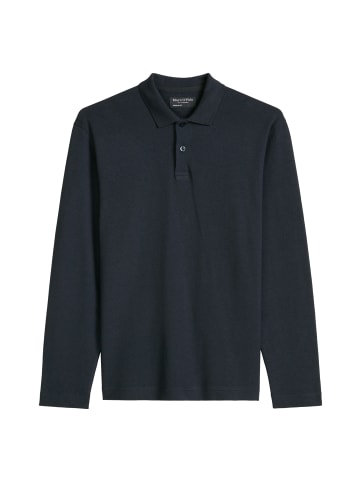 Marc O'Polo Langarm-Poloshirt regular in Dark Navy