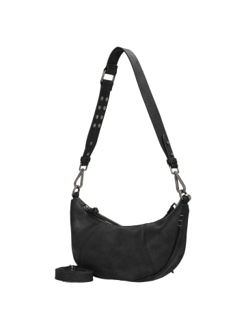 FREDs BRUDER Rebel At Heart Halfmoon Bag - Umhängetasche 30 cm (black) in schwarz
