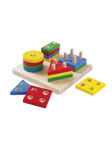 Plan Toys Sortierbrett geometrische Formen ab 24 Monate