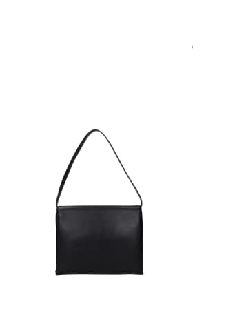 Jil Sander Schwarz Leder Schulter Tasche