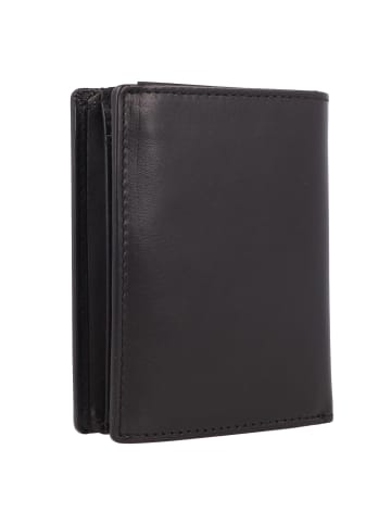Leonhard Heyden Cambridge Geldbörse Leder 9.5 cm in schwarz