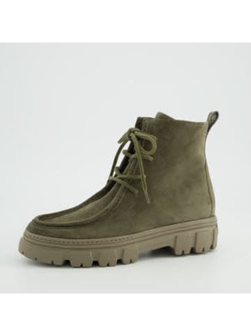 Paul Green Damen Stiefel/Boots ungefüttert 0080-5499-045 in Grün