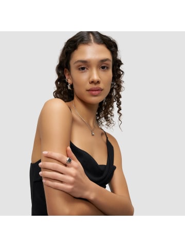 LIEBESKIND BERLIN Ring Steel Diamond in silber