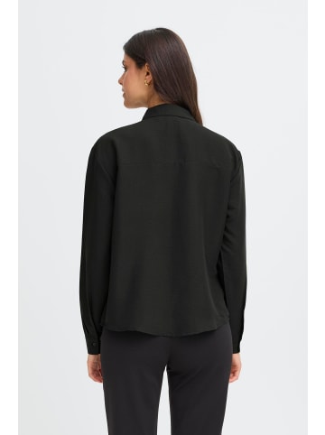 Fransa Langarm - Hemd FRGALA Loose fit in Black