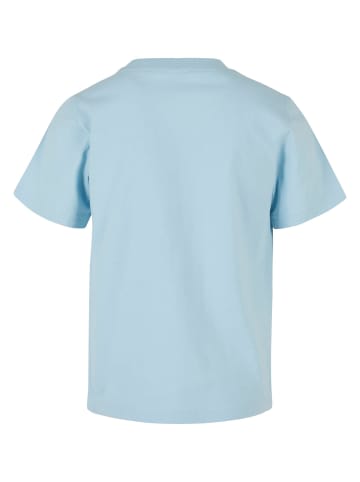 Urban Classics T-Shirts in oceanblue/white