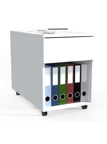 VCM  Rollcontainer Bürocontainer Dalosa 1 Schublade in Weiß