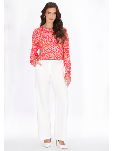 faina Women Sweater in pink magenta orange