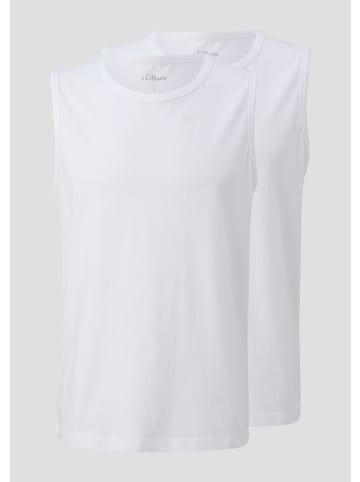 s.Oliver T-Shirt in 0100_weiß