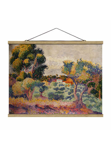 WALLART Stoffbild - Henri Edmond Cross - Eukalyptus und Olivenhain in Bunt