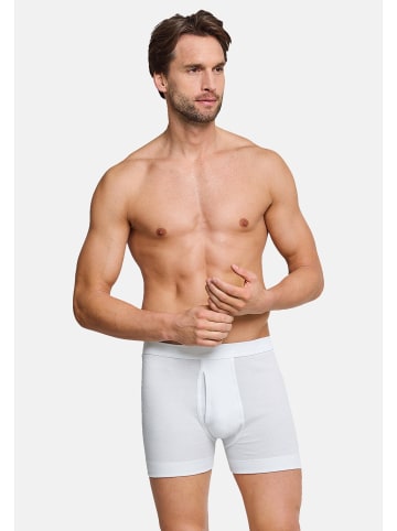 Schiesser Long Short / Pant Essentials Feinripp in Weiß