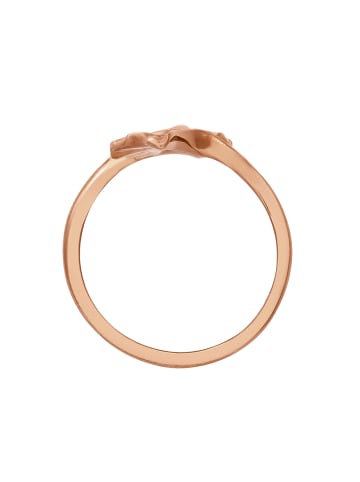 Elli Ring 925 Sterling Silber Ginkgo in Rosegold