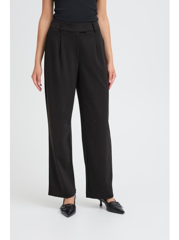 ICHI Stoffhose IHKATE Loose fit in Black