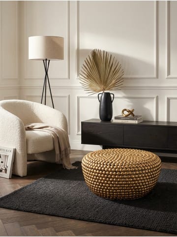 KADIMA DESIGN Couchtisch Aluminium 60x60x30 cm Wohnzimmertisch Metall Rund