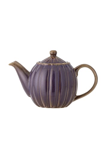 Bloomingville Latina Teekanne aus Steingut in purple
