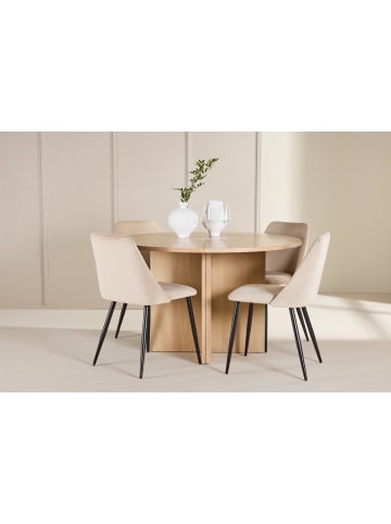 ebuy24 Essgruppe Strada Whitewash 120 x 120 cm