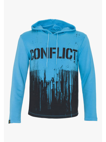 PLUS EIGHTEEN Herren Kapuzenpullover in Türkis