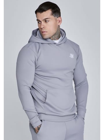 SikSilk Kapuzenpullover Essentials Poly in Grey
