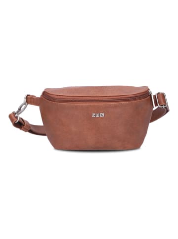 Zwei Mademoiselle.M Gürteltasche 25 cm in cognac
