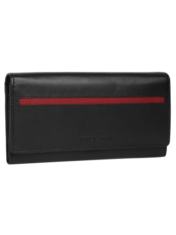 Bruno Banani Geldbörse echt Leder in schwarz