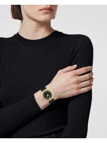 Versace Analoguhr für Damen in Schwarz