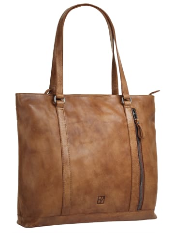 Bodenschatz Shopper echt Leder in cognac
