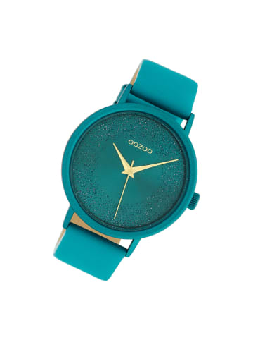 Oozoo Analog-Armbanduhr Oozoo Timepieces türkis groß (ca. 42mm)