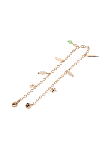 NAEMI Women Anklet in Rose Gold Green