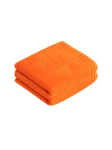 Vossen 2er Pack Handtuch in orange
