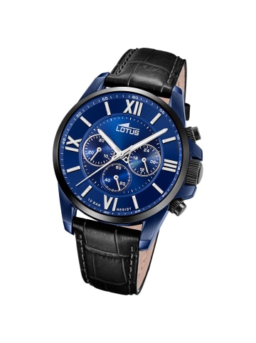 Lotus Chronograph-Armbanduhr Lotus Classic schwarz groß (ca. 44mm)