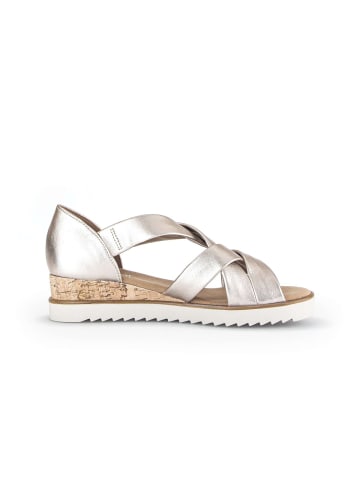 Gabor Plateau Sandalen in gold