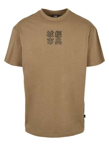 Urban Classics T-Shirts in khaki/black