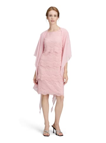 Vera Mont Chiffonstola mit Volant in Foggy Rose