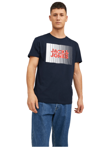 Jack & Jones T-Shirt JJECORP LOGO in Blau