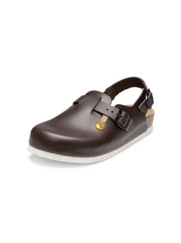 VITAFORM Echt Leder Clogs in braun WS