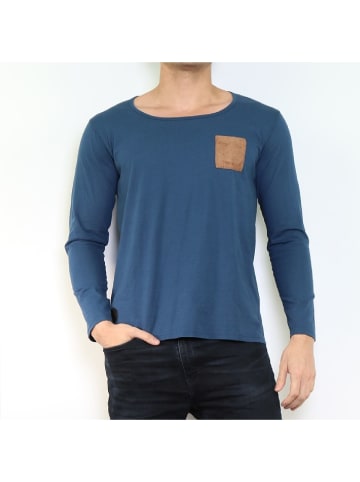 HopenLife Longsleeve KANDAR in Navy blau