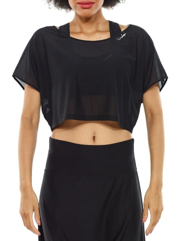Winshape Functional Mesh-Dance Top DT106 in schwarz/mesh