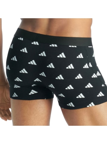 adidas Boxershort 6er Pack in Schwarz/Weiß/Blau