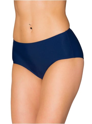 Aquarti Aquarti Damen Bikinihose mit Mittelhohem Bund in dunkelblau