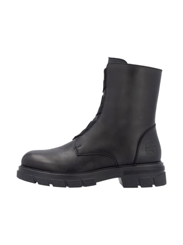 rieker Lederstiefelette Minato Schwarz