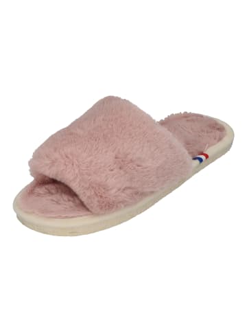 Espadrij l'orginale Hausschuhe PLAGE FLUFFY in rosa