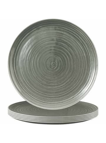 Seltmann Weiden 6er Set Pizzateller Terra ø 31,5 cm in Perlgrau