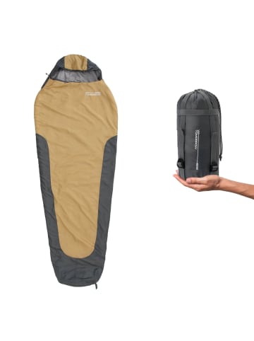 Where Tomorrow Schlafsack 220x80x50cm curry/grau gelb