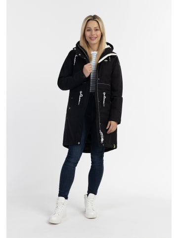 Schmuddelwedda Winterparka in Schwarz