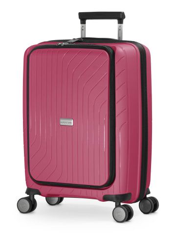 Hauptstadtkoffer TXL - 3er Koffer-Set Trolley Gepäckset, TSA, 4 Rollen (S, M & L) in Berry