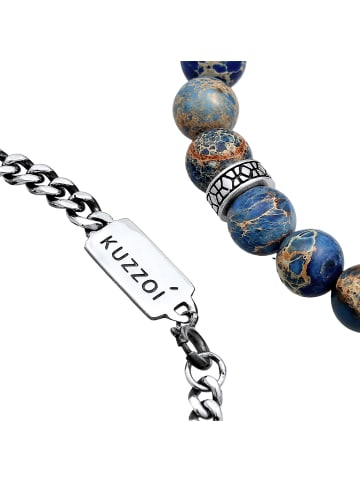 KUZZOI Armband für Herren in blau