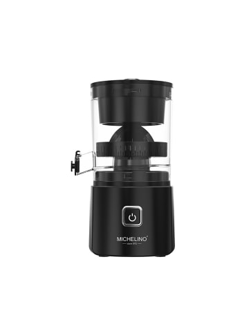 Michelino Elektrische Mini-Saftpresse 220 ml für Orangen & Zitronen - Schwarz in Schwarz