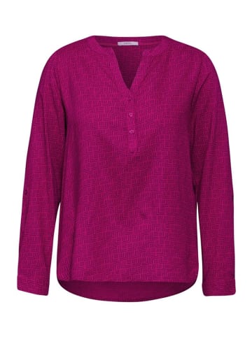 Cecil Langarmbluse in jewel pink